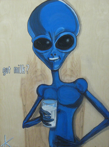 similar alien tim kelly artist alien art got milk art is good