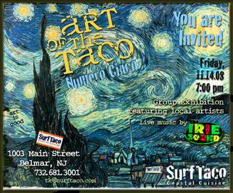 art of the taco cinco tim kelly artist surf taco