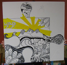 puzzle project tim kelly artist monmouth arts council teen arts festival surftaco nj nyc art is good