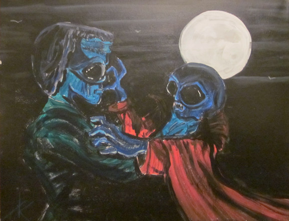 alien dracula vs frankenstein tim kelly artist similar alien nyc