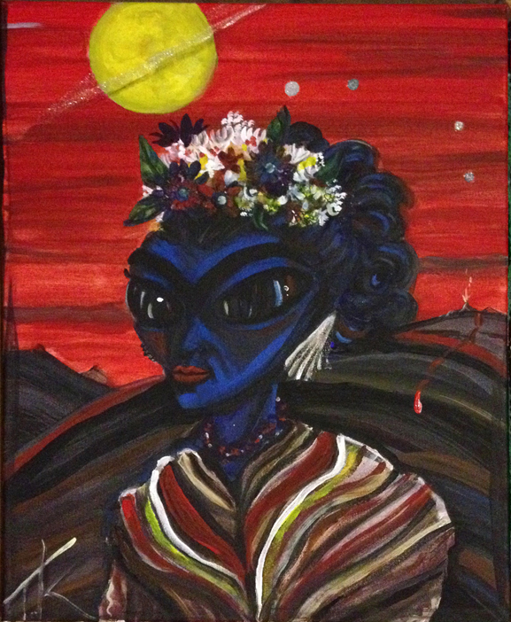 similar alien art frida art alien freda tim kelly artist brooklyn alien art nyc