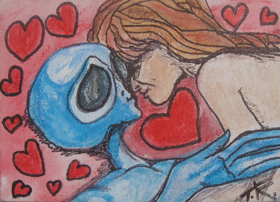 similar alien tim kelly artist alien kiss