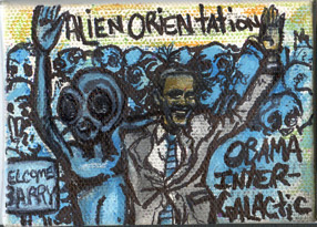 president barack obama tim kelly artist aliens
