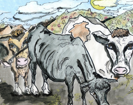 every cow has waits in turn tim kelly artist