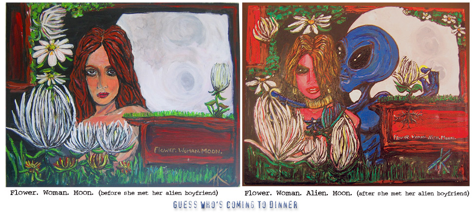 similar alien tim kelly alien art guess who's coming to dinner