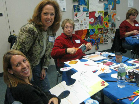 puzzle art project art is good Monmouth & Ocean County Brain Tumor Support Group, Wall, NJ tim kelly artist