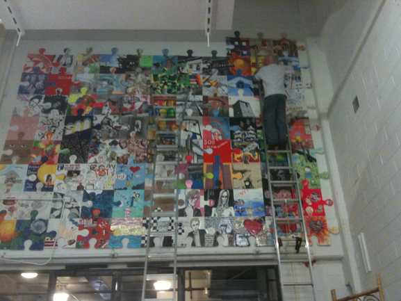 puzzle project at chelsea market tim kelly artists & fleas