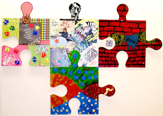 Puzzle Installation & Collaborative Project - Tim Kelly, artist