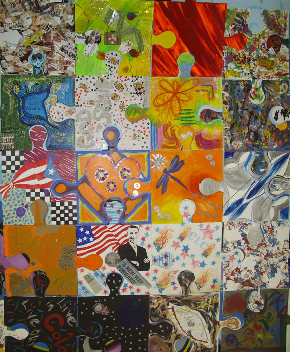 Puzzle Installation & Collaborative Project - Tim Kelly, artist