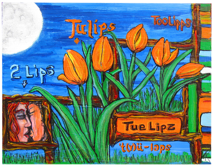 toolip tim kelly artist 2 lips too lips tulips